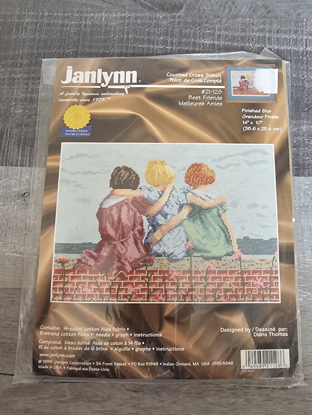 Janlynn 'Best Friends' Cross Stitch Kit Designed by Diana Thomas New Rare 125d